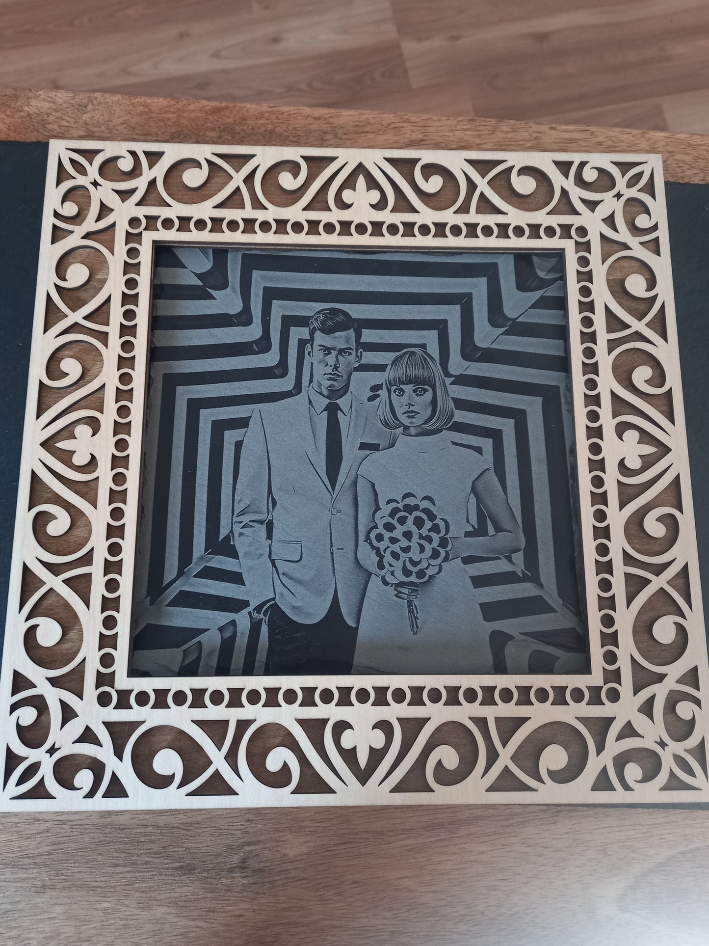 Rahmen Ornament 20x20cm